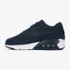 detské tenisky (obuv) NIKE AIR MAX 90 MESH BG 833418407 farba tmavomodrá