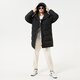 dámska zimná bunda LEVI'S BUNDA ZIMNÁ LARKIN PUFFER MID a3287-0000 farba čierna