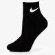 dámske ponožky NIKE PONOŽKY 3PPK QUARTER BLACK sx47060-010 farba čierna