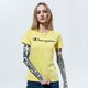 dámske tričko CHAMPION TRIČKO CREWNECK TRIČKO 113223ys087 farba žltá