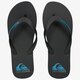 pánske šľapky QUIKSILVER WAVE SOUNDS JAVA 17 aqyl100854-xkbk farba čierna