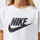 detské tričko NIKE TRIČKO SPORTSWEAR GIRL ar5088-112 farba biela