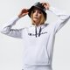 dámska mikina CHAMPION MIKINA S KAPUCŇOU HOODED SWEATSHIRT 112580ww001 farba biela