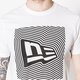 pánske tričko NEW ERA TRIČKO FLAG WAVE WHT 11450951 farba biela