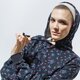 dámska mikina VANS MIKINA S KAPUCŇOU BEAUTY FLORAL HOODIE vn0a4s9eblk1 farba čierna