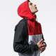 pánska zimná bunda NEW ERA BUNDA NBA HOODED WINDBREAKER WHIBLKFDR 12033459 farba červená