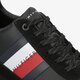 pánske tenisky (obuv) TOMMY HILFIGER CORPORATE LEATHER FLAG RUNNER fm0fm02380990 farba čierna