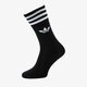 dámske ponožky ADIDAS PONOŽKY 3-PACK SOCKS HIGH CREW s21490 farba čierna