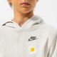 detská mikina NIKE MIKINA S KAPUCŇOU B NSW HBR STMNT HOODED PO BOY dm8092-072 farba béžová
