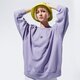 dámska mikina ADIDAS MIKINA SWEATSHIRT gn4768 farba fialová