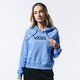 dámska mikina VANS MIKINA S KAPUCŇOU FLYING V BOXY HOODIE vn0a47tcult1 farba modrá