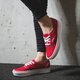 dámske tenisky (obuv) VANS UA COMFYCUSH AUTHENTIC vwm7vnfw farba červená