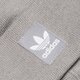 detská čiapka ADIDAS ČIAPKA ZIMNÁ RIB LOGO BEANIE BEANIE ay9072 farba sivá