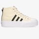 dámske tenisky (obuv) ADIDAS NIZZA PLATFORM MID W h00641 farba béžová