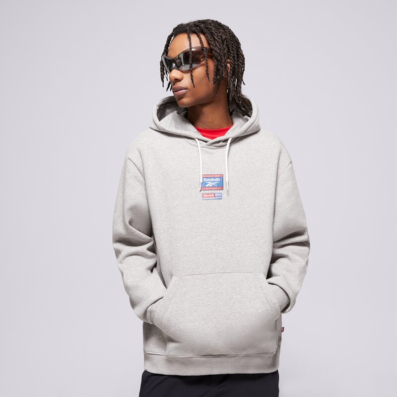 REEBOK MIKINA S KAPUCŇOU RI BADGE