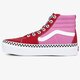 dámske tenisky (obuv) VANS UA SK8-HI PLATFORM 2.0 vn0a3tknwvx1 farba červená