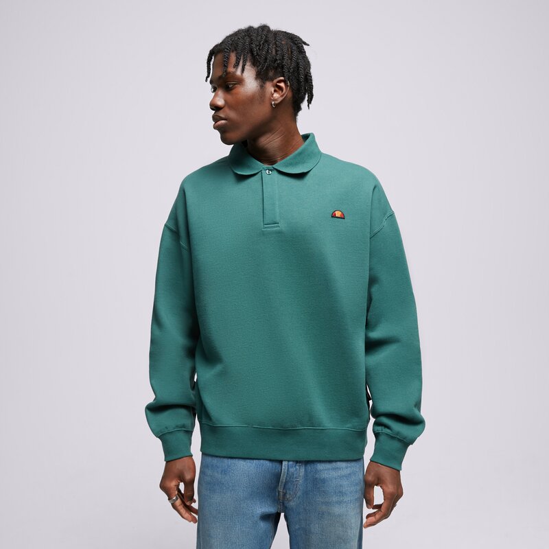 ELLESSE MIKINA ETONA SWEATSHIRT DGREEN