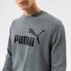 pánska mikina PUMA MIKINA ESS BIG LOGO CREW FL - MEDIUM GRAY HEATHER 58667803 farba sivá