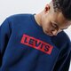 pánska mikina LEVI'S MIKINA T3 GRAPHIC CREW 38796-0029 farba tmavomodrá