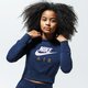 detská mikina NIKE MIKINA S KAPUCŇOU AIR cz6234-451 farba tmavomodrá