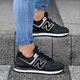 dámske tenisky (obuv) NEW BALANCE WL574NBK wl574nbk farba čierna