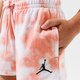 JORDAN ŠORTKY  JORDAN GIRL TIE DYE FT SHORT GIRL 45a766-n0k farba oranžová