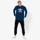 pánska mikina ADIDAS MIKINA TREFOIL CREW ADICOLOR dv1545 farba modrá