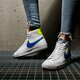detské tenisky (obuv) NIKE BLAZER MID GS db4677-100 farba biela
