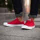 pánske tenisky (obuv) CONVERSE CHUCK TAYLOR II 150151c farba červená