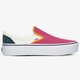dámske tenisky (obuv) VANS UA CLASSIC SLIP-ON PLATFORM vn0a3jezwvy1 farba ružová