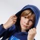 detská mikina NIKE MIKINA S KAPUCŇOU SPORTSWEAR BOY cj7861-410 farba tmavomodrá