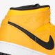 detské tenisky (obuv) AIR JORDAN 1 MID (GS) 554725-700 farba žltá