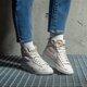 dámske tenisky (obuv) NIKE BLAZER MID '77 NEXT NATURE dq4124-100 farba sivá