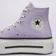 dámske tenisky (obuv) CONVERSE CHUCK TAYLOR ALL STAR LIFT DOUBLE STACK a15206c farba fialová
