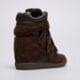 dámske tenisky (obuv) NOKWOL EDEN BROWN LEATHER SUEDE nkedenbrown farba hnedá