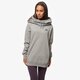 dámska mikina NIKE MIKINA QUILTED RALLY HOODY 729472091 farba sivá