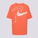 dámske tričko NIKE TRIČKO W NSW CLUB SWOOSH SS TEE OC hq1698-842 farba oranžová