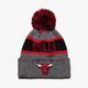 detská čiapka NEW ERA ČIAPKA NBA KNIT MARL CHI BULLS GRA/OTC 80524568 farba sivá