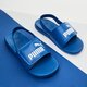 detské sandále PUMA POPCAT 20 BACKSTRAP AC PS 38055506 farba modrá