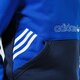 detská mikina ADIDAS MIKINA S KAPUCŇOU HOODIE MM gn2384 farba modrá