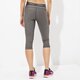 dámske nohavice UNDER ARMOUR LEGGINGSHEATGEAR 1271790090 farba sivá