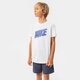 detské tričko NIKE TRIČKO U NSW TEE CORE BRANDMARK 4 BOY do1825-100 farba biela