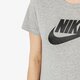 dámske tričko NIKE TRIČKO SS W NSW TEE ESSNTL ICON FUTURA SPORTSWEAR bv6169-063 farba sivá