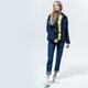 dámske tričko CHAMPION TRIČKO CREWNECK TRIČKO 113223ys087 farba žltá