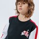 detská mikina JORDAN MIKINA JUMPMAN CLASSICS III CREW 957424-023 farba čierna