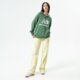 dámska mikina NEW BALANCE MIKINA S KAPUCŇOU ESSENTIALS PULLOVER wt03550jd farba zelená