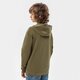 detská mikina ADIDAS MIKINA S KAPUCŇOU TREFOIL HOODIE BOY hd2006 farba khaki