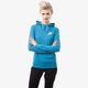 dámska mikina NIKE MIKINA GYM VINTAGE HOODY 614820413 farba modrá
