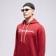 pánska mikina CHAMPION MIKINA S KAPUCŇOU HOODED SWEATSHIRT 219203rs508 farba bordová