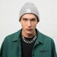 detská čiapka ADIDAS ČIAPKA AC CUFF KNIT gu0289 farba sivá